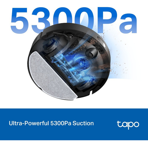 Aspiradora Robot Tp-link Tapo Rv30 Max Trapeador Slim 5300pa