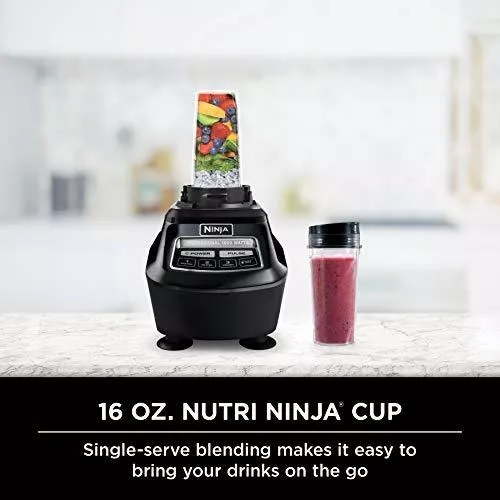 Procesador de alimentos Ninja Nutri cuchillas de acero inoxidable