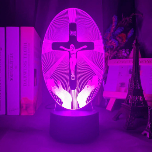Luz Nocturna Led D Para Decoración, Lámpara De La Santísima