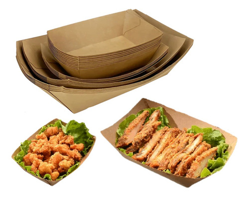 Bandejas Food Truck Biodegradable Chica 12x9x5 X 600 Uni