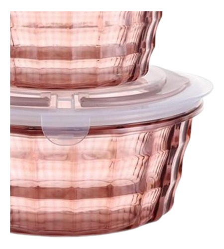 3 Pçs Tigela De Salada Lanches Porca Recipiente Tigela De