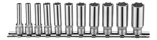Juego Dados 1/4'' 4 - 14mm Largos Hexagonal (21115) Force