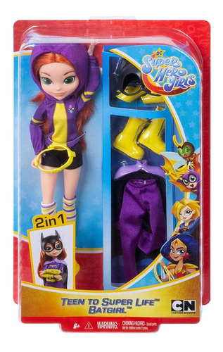 Muñeca Super Hero Girls Batgirl 2 En 1 Gby67 