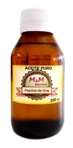 Aceite Puro De Pepitas De Uva X 100 Cc