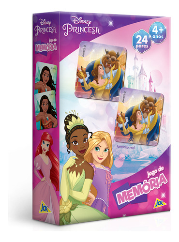 Jogo Da Memória Disney Princesa 48 Peças Jak Toyster