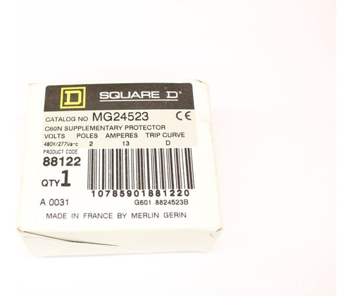 Mg24523 Square-d C60n Supplementary Protector Relay Llm