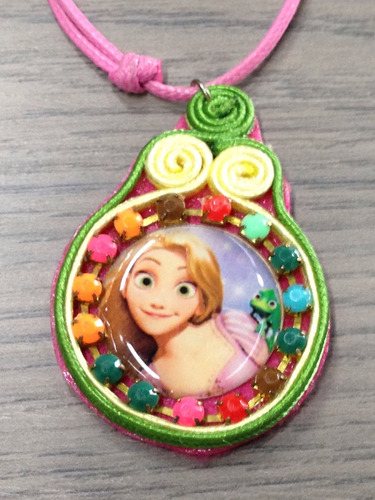 Collar Ajustable Niña Rapunzel