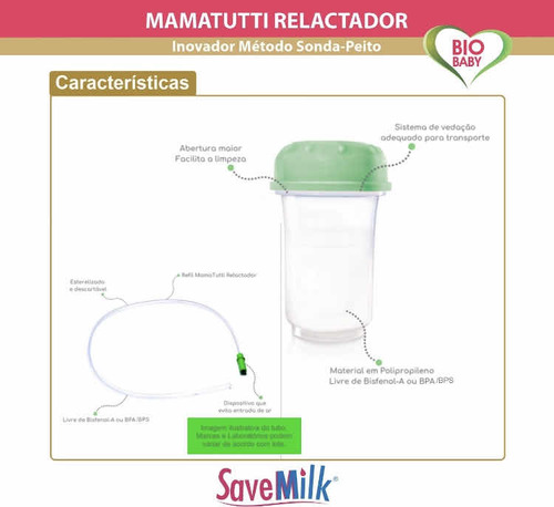 Sondas Para Relactador Mamatutti By Savemilk X 10 Unidades