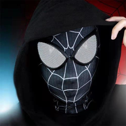 Spider-man Lejos De Inicio Black Cosplay Máscara Accesorios