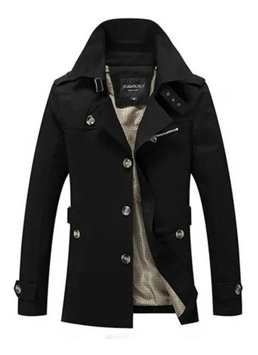 Gabardina De Moda Para Hombre Chamarras Cortavientos De Otoñ