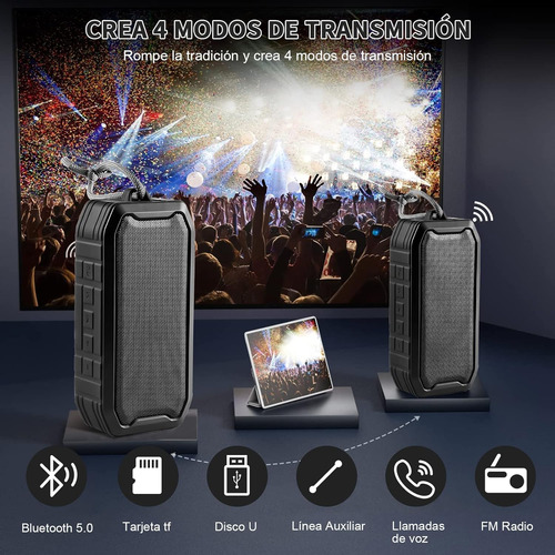 Bocina Bluetooth Portátilaltavoz Bluetooth Inalámbrico Mini