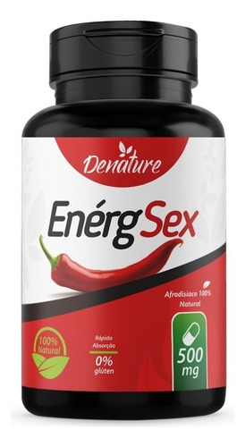 Suplemento en cápsulas de sabor natural Encapsulated Energy Sex de Desature en 200 g, 100 en bote