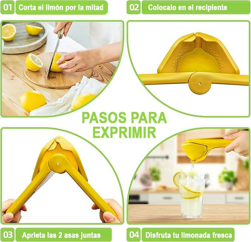 U Chef Exprimidor Manual Para Limón, Extractor Jugos De