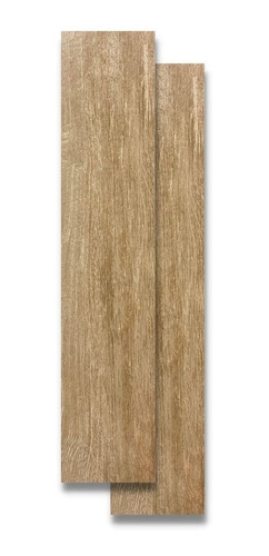 Porcelanato Simil Madera Eliane 19x90 Platano Miel Cts