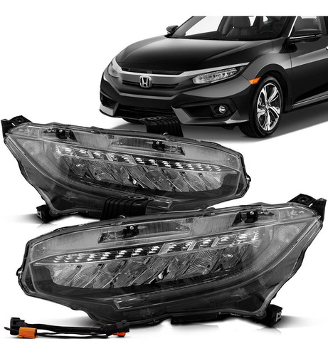 Par Farol Civic Touring Led 17 18 19