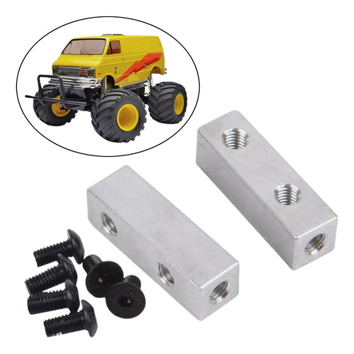 2 Soportes Para Servo Rc, Soportes Para Servo De Argén