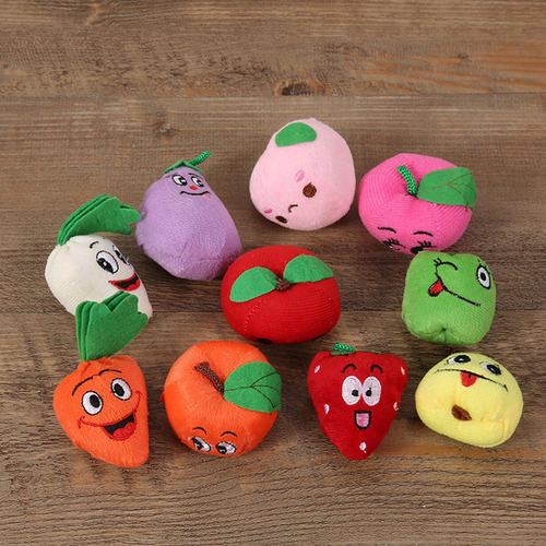 . 10 X Marionetas Algodón Set Frutas Set Frutas