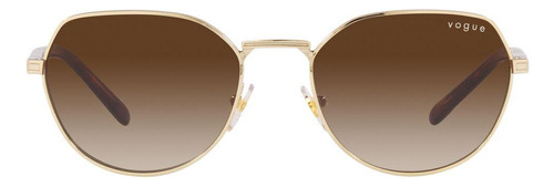 Lentes De Sol Vo4242 Brown Gradient Vogue Eyewear Color de la varilla Dorado