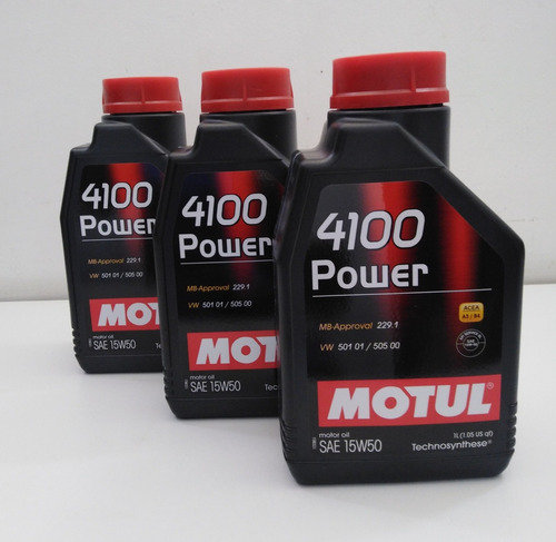 Aceite Semisintetico 15w-50 Motul 4100 Power 