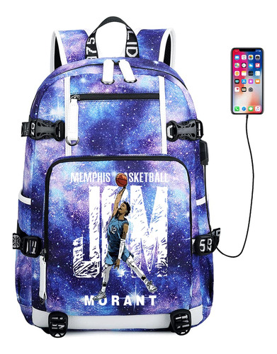 Nº 12 Jugador Baloncesto Star Ja Creative Backpack Sports C