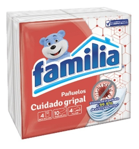 Pañuelo Familia Cuidado Gripal 4 Ho - Unidad a $142