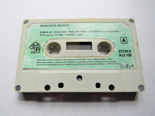 Cassette Roberto Bravo Sello Alerce