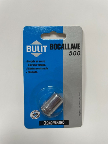 Tubo Bocallave Bulit S500 - 1/4  - 5mm - Cromo Vanadio