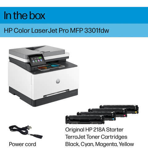 Hp Color Laserjet Pro Mfp 3301fdw Impresora Láser Mmg