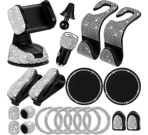 Ford Woman Bling Bling Car Decoration Set, 20 Piece