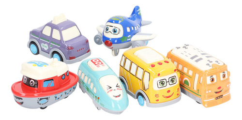 Juego De Coches De Dibujos Animados, 6 Unidades, Modelo Cars