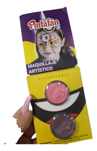 Kit Maquillaje Artistico Acuarelable Set X2 Duos