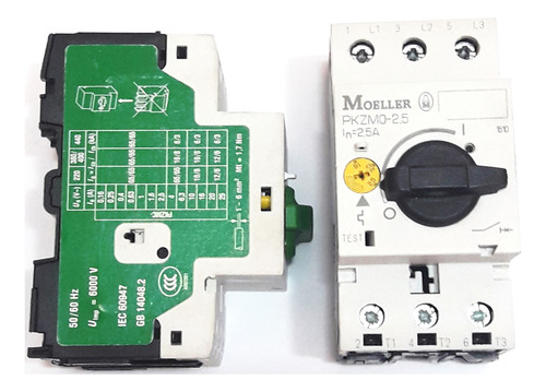 Disjuntor Motor Pkzm0-6,3 4,0a 6,3 A Eaton Moeller
