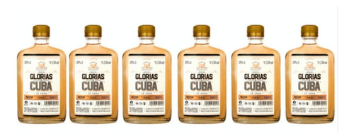 Pack De 6 Ron Glorias De Cuba Oro 250 Ml