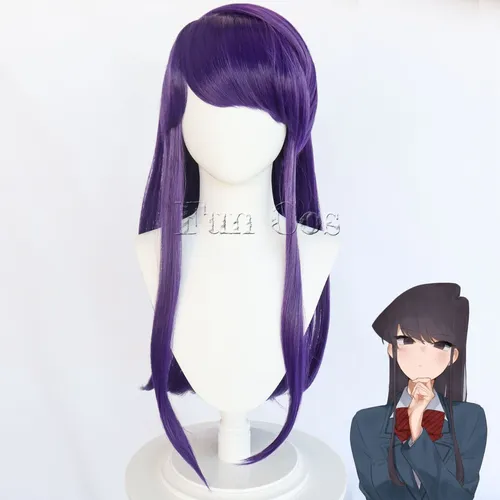 Komi San Disfraz For Cosplay Falda Medias Peluca Orejas