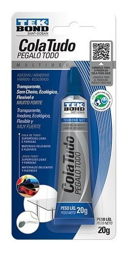 Imagen 1 de 3 de Pegamento Multiuso Pega Todo Marca Tekbond 20 Gs