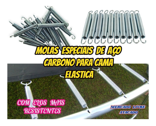 Haste Completa 8+rede+protetor+5 Mola P/cama 4mts+brinde