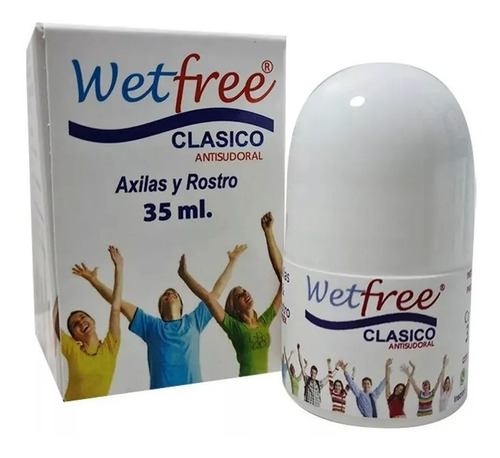Imagen 1 de 1 de Antitranspirante Desodorante Wetfree Clasico Axilas Y Rostro