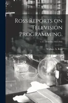 Comprar Libro Ross Reports On Television Programming.; V.12 (1950...