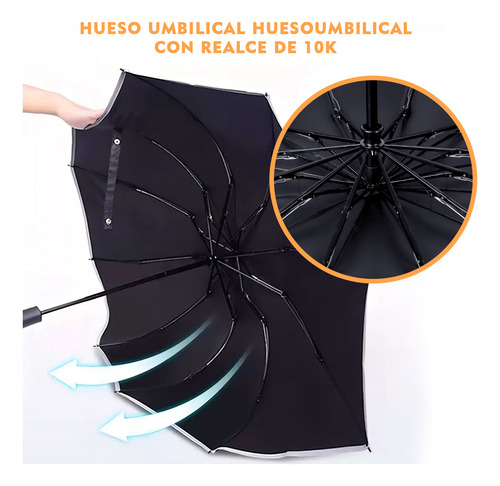Paraguas Plegable Automático Inverso Parasol
