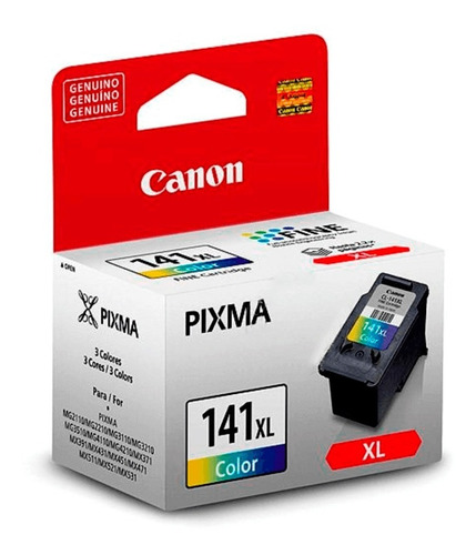 Tinta Canon 141xl Tricolor Mayor Capacidad