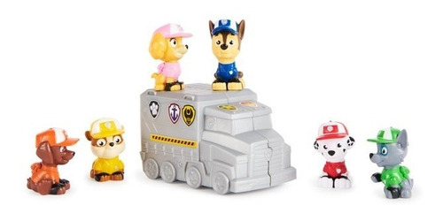 Paw Patrol Big Truck Camion Con Figura Sorpresa 5cm Original