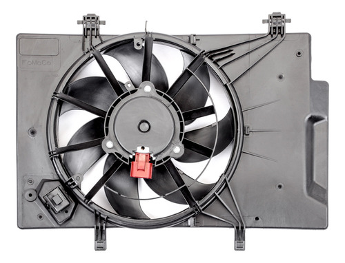 Motor Y Ventilador Con Deflector Del Sistema De Enfriamiento