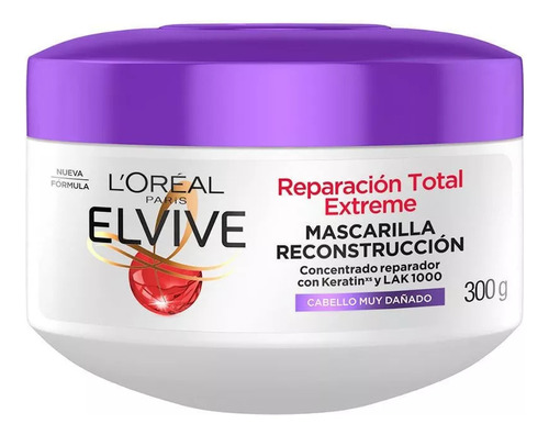 Crema Tratamiento Loreal Elvive Reparación Total Extreme