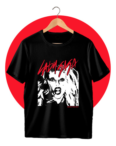 Remera Estampada Unisex Lady Gaga 1 (0233) Rock And Films