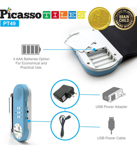 Picassotiles Pt49 Rollo De 49 Teclas Flexible Portátil Pa...