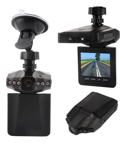 Imagen 3 de 6 de Camara Para Carro Dvr Auto Pantalla 2.5 Pulgadas Giratoria