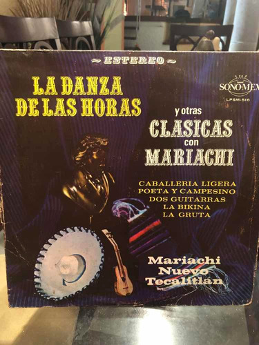 Disco De Acetato Mariachi Nuevo Tecalitlan
