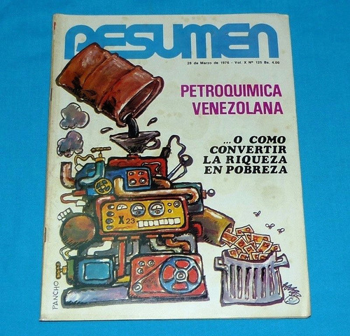 Resumen 1976 Petroquímica Venezuela Carlos Otero Pintor