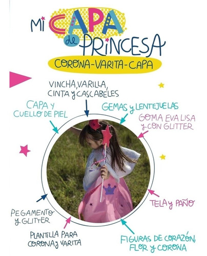Kit Para Crear Mi Disfraz De Capa De Princesa - Ecolecua