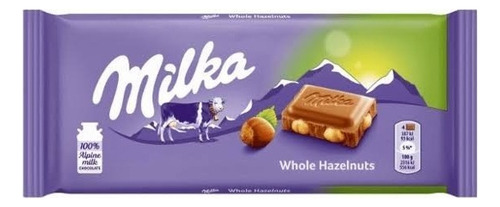 Chocolate Milka Whole Hazelnut 100g